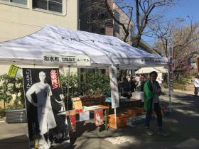 学院祭での出展のようす