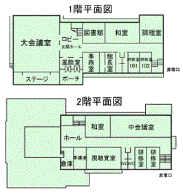 中央公民館平面図