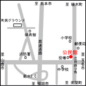 和水町中央公民館周辺地図