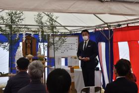 地鎮祭の様子