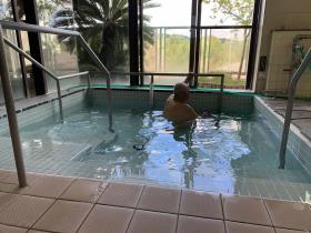入浴のようす